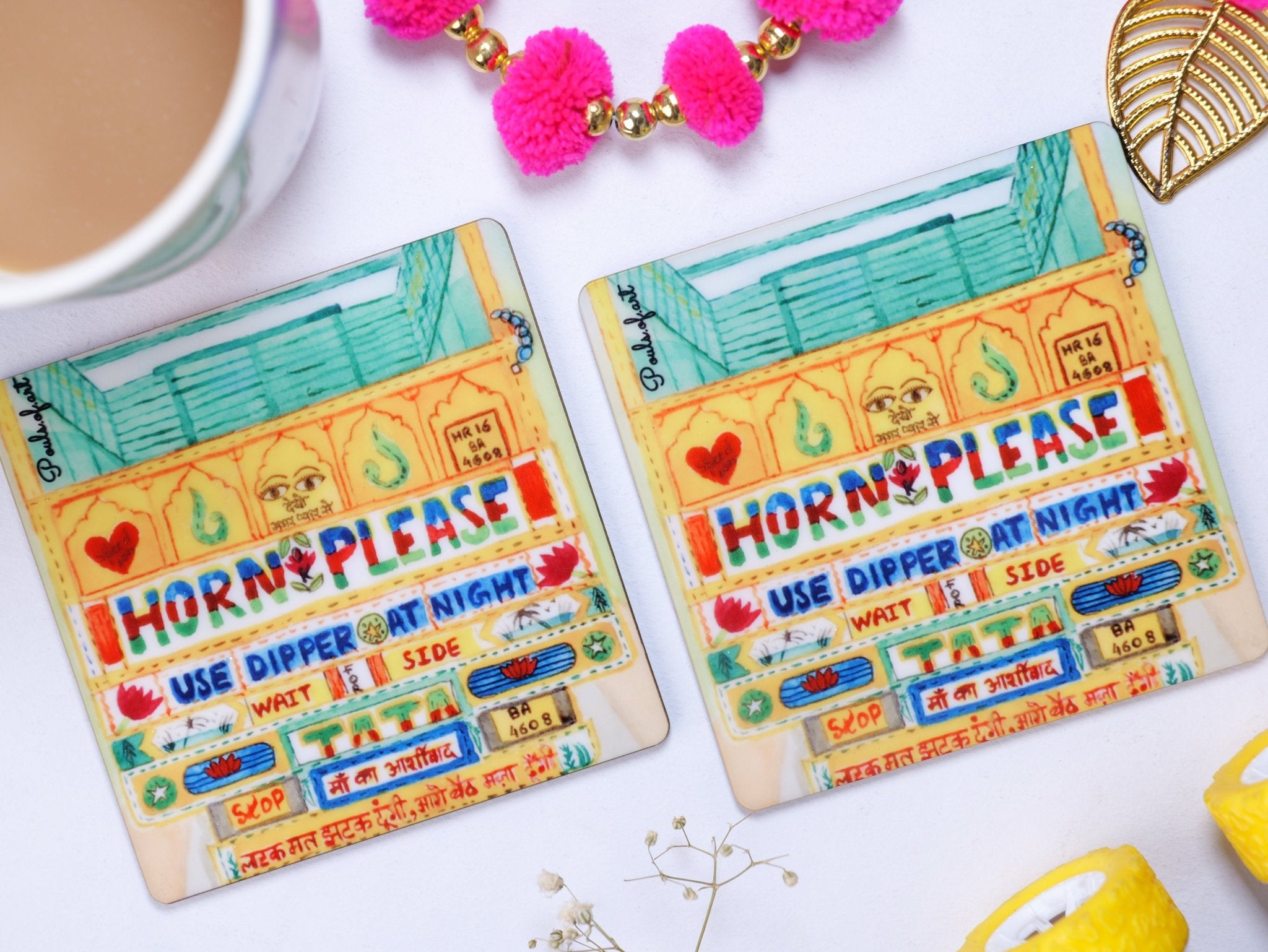 Horn - Ok - Please Coaster - Pouls.of.art