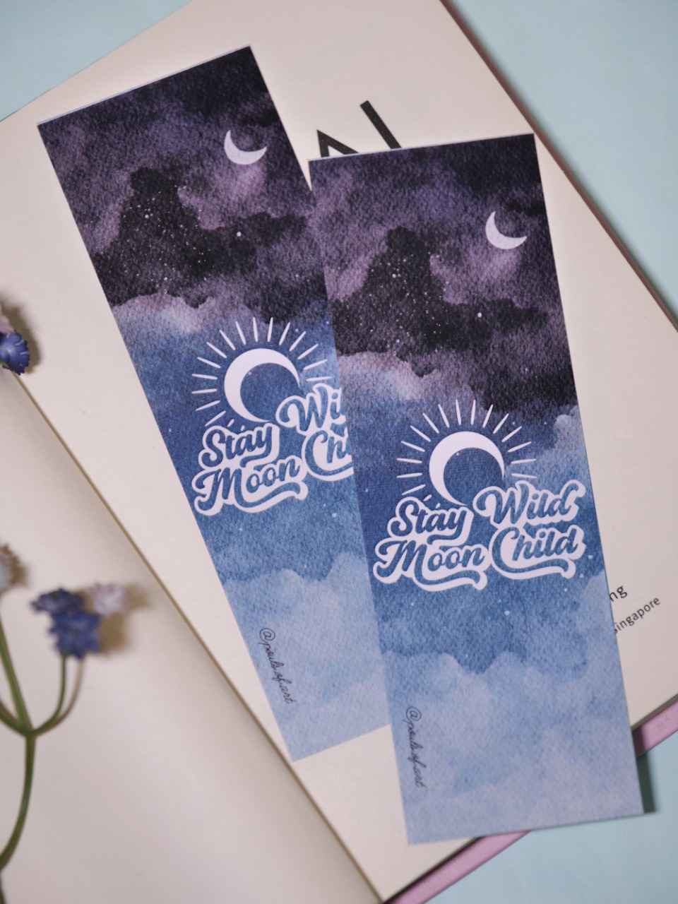 Moon Child Bookmark - Pouls.of.art