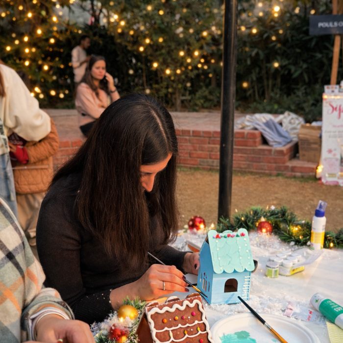 Gingerbread House Painting