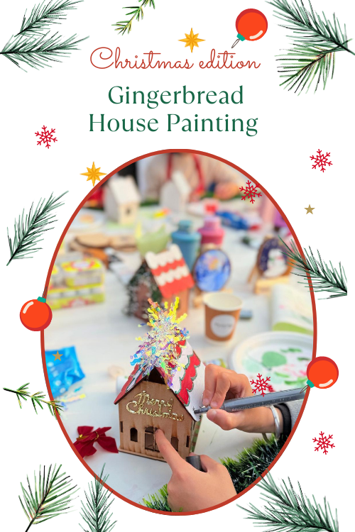 Gingerbread House Painting