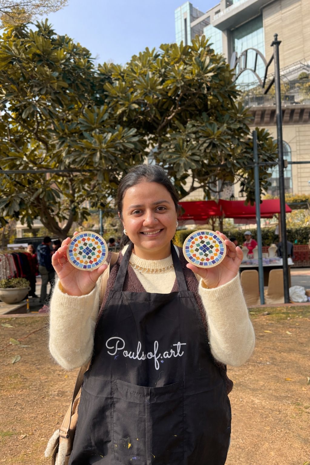 Mosaic Coaster Making