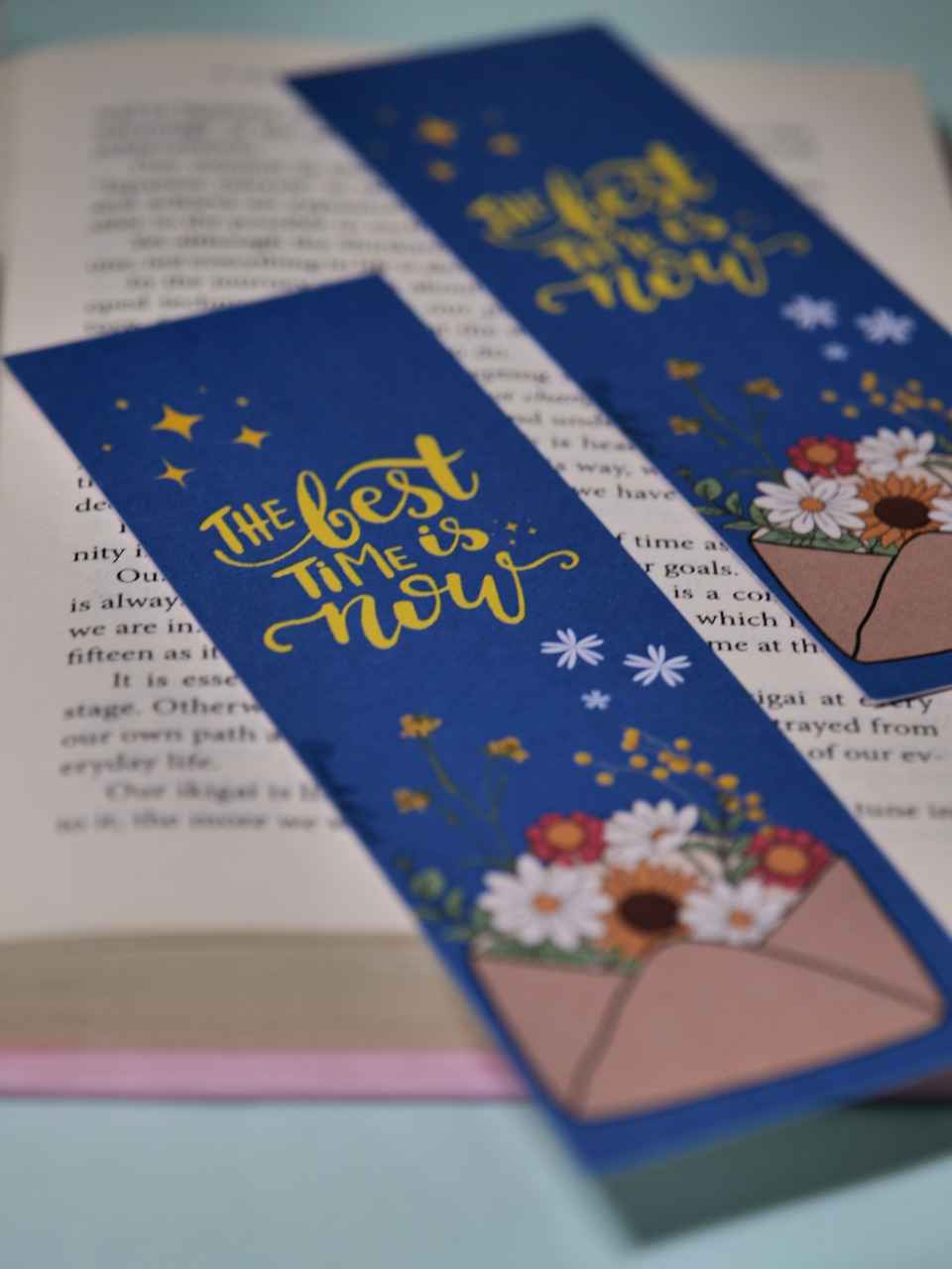 Best Time Is Now Bookmark - Pouls.of.art