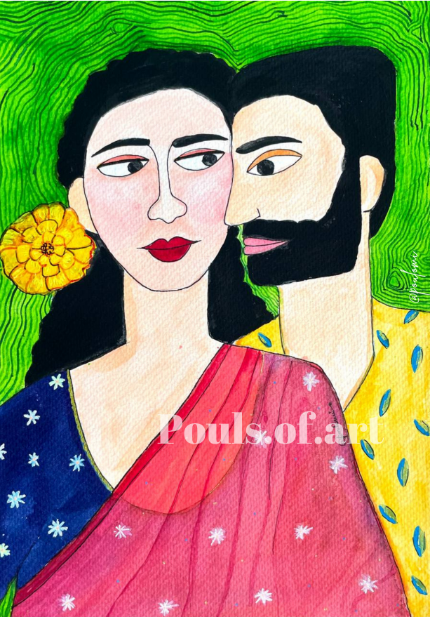 Couple in love Art Painting