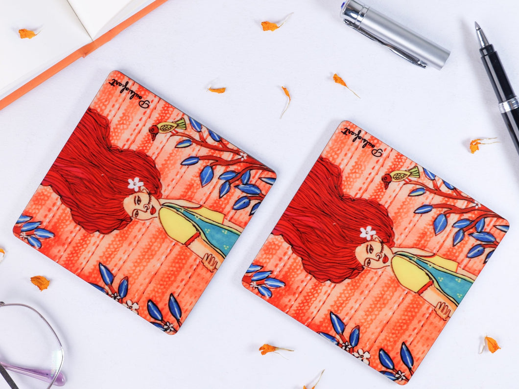 Lady Lazarus Coaster - Pouls.of.art