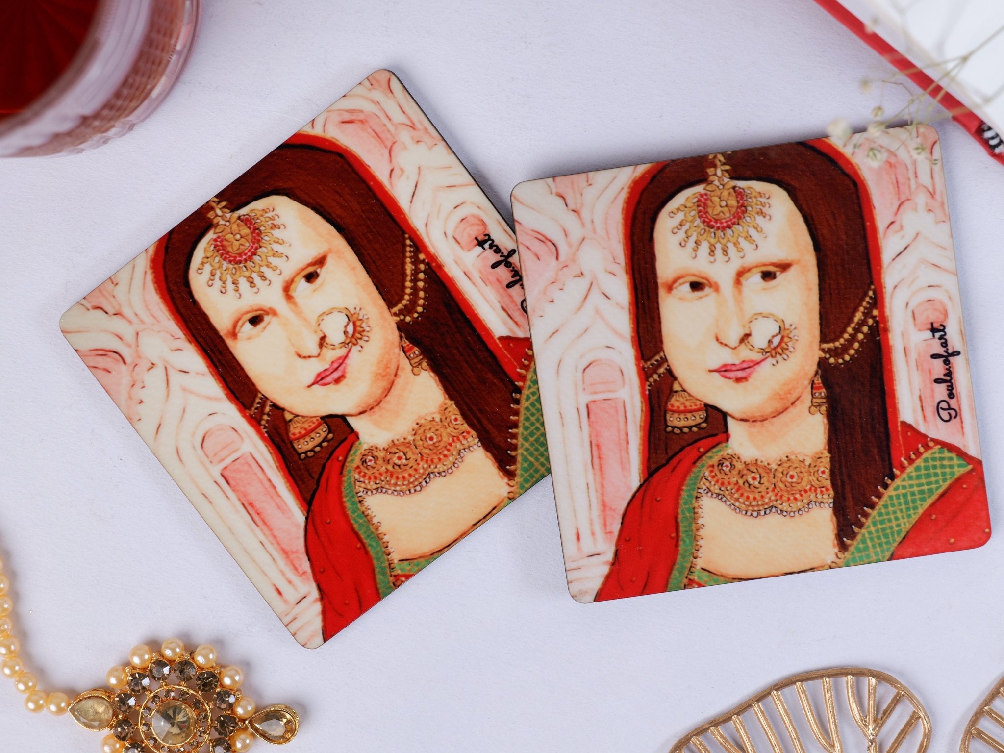 Meena Baisa Coaster - Pouls.of.art