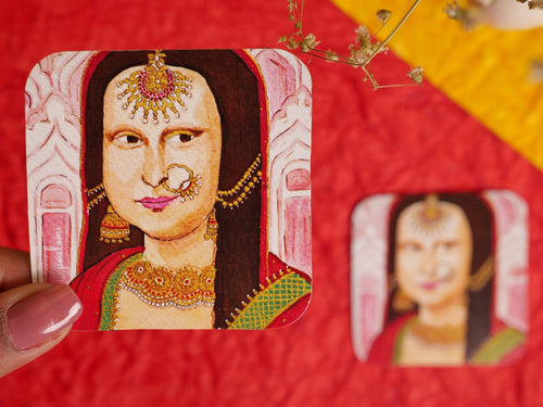 Meena Baisa Fridge Magnet - Pouls.of.art