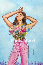 Load image into Gallery viewer, Miss Jordan Art Print
