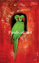 Load image into Gallery viewer, Diabolical parrots Art Print
