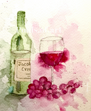 Load image into Gallery viewer, Wine Art Print
