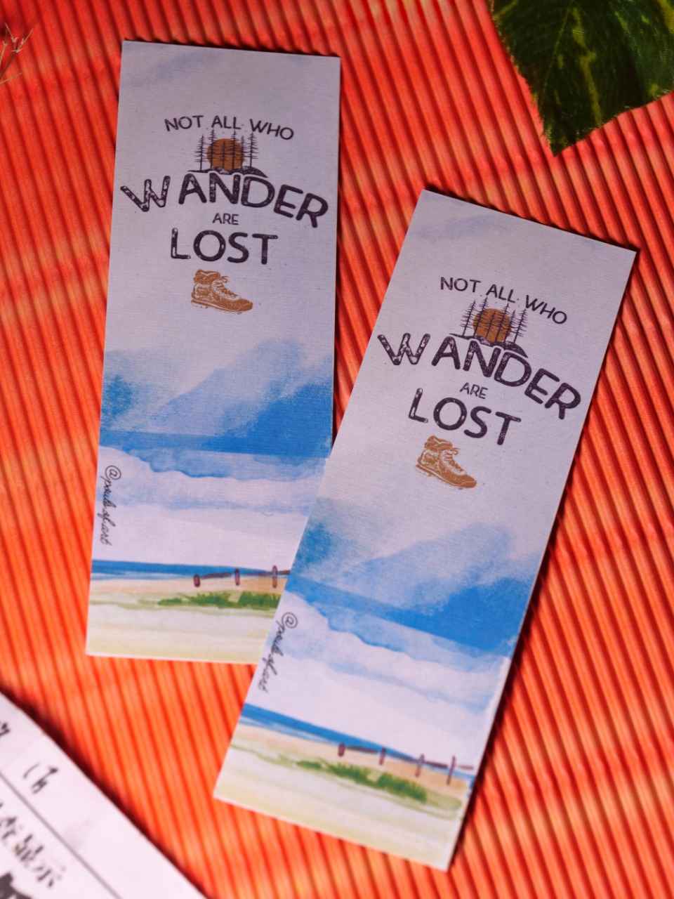 Wander and Lost Bookmark