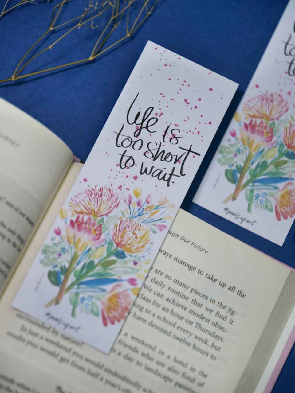 Life Is Too Short Bookmark